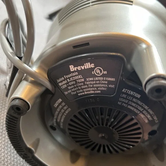 Breville Juice Fountain Juicer Replacement Motor Power Base BJE200XL - Picture 5 of 7